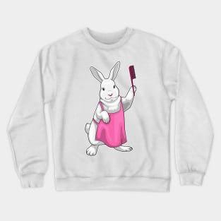 Bunny Hairdresser Comb Crewneck Sweatshirt